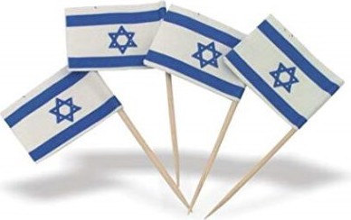 קיסמי דגל ישראל - 50 יח'