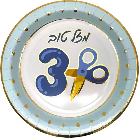 צלחות גדולות חלאקה-10 יחידות