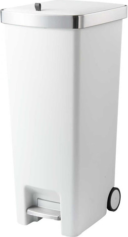 פח דוושה Slim נפח 45 ליטר עם גלגלים