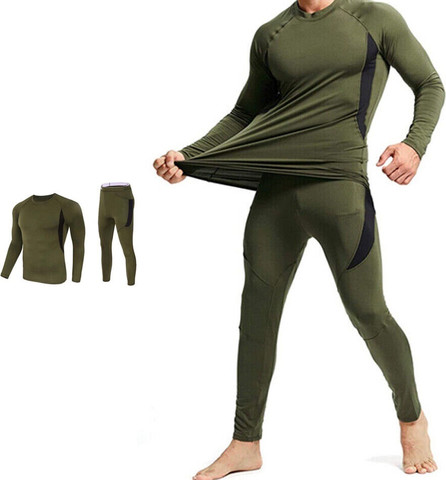 סט ביגוד טרמי חקי - XL