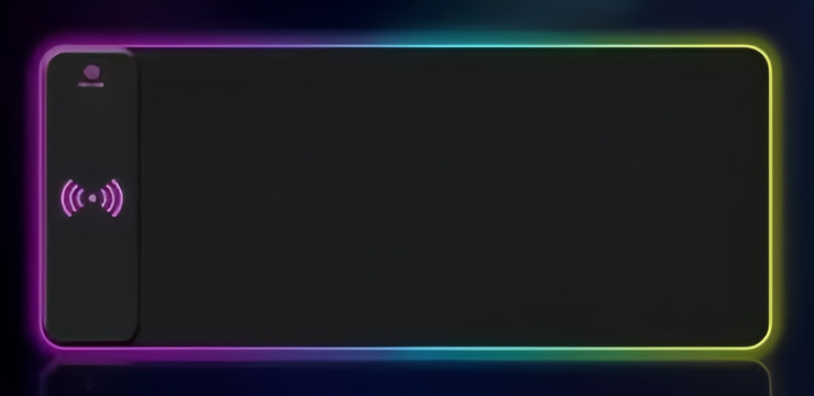 משטח עכבר עם טעינה  עם RGB