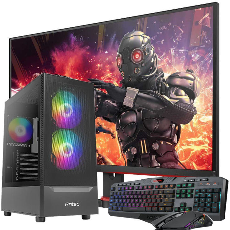 מסך 27'' מקלדת ועכבר + i7-12700F / 16GB / 1TB SSD / Geforce  RTX3060 / Win11 מחשב נייח גיימינג