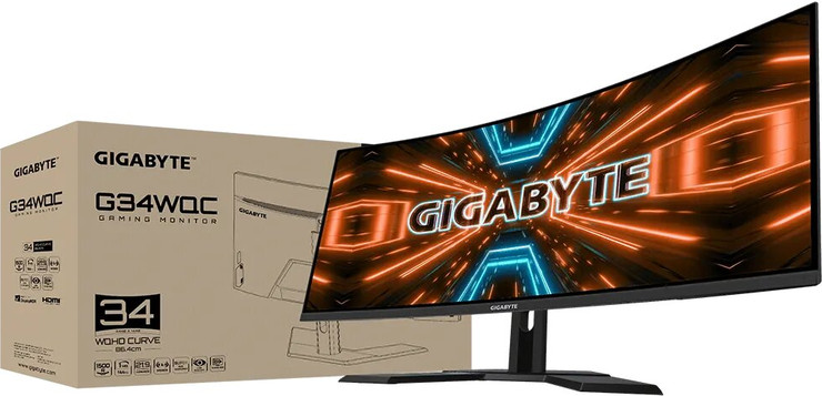 מסך מחשב Gigabyte GBM-2724 QHD Gaming Monitor Curved ‏27 ‏אינטש