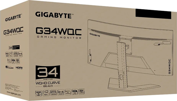 מסך מחשב Gigabyte GBM-2724 QHD Gaming Monitor Curved ‏27 ‏אינטש