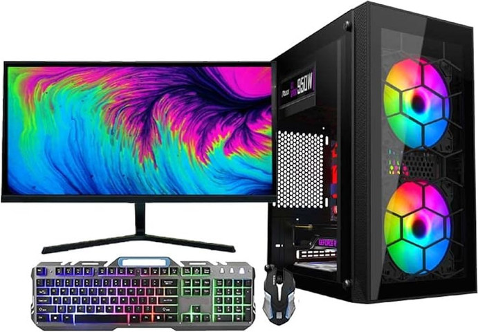 מערכת מחשב שלמה לגיימינג - Intel® i7-13700KF Geforce RTX 4060 1TB WIN11 SOLID 24 מחשב נייח - מסך - סט מקלדת ועכבר