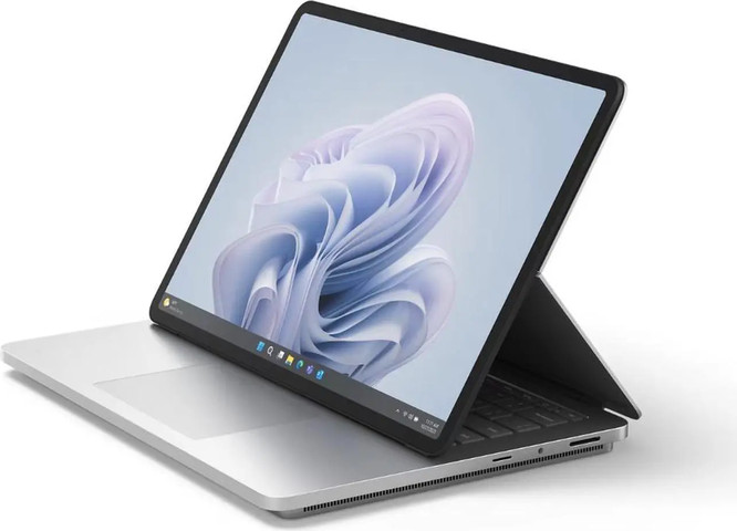 מחשב נייד Microsoft Surface Laptop Studio 2 - 14.4" PixelSense Flow Display - 13th Gen Intel Core i7 13800H Processor - 16GB Memory - 512GB SSD - Intel Iris Xe Graphics - Windows 11 Pro - Platinum  ZRG-00001