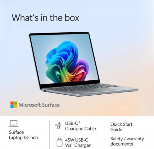 מחשב נייד Microsoft Surface Laptop Copilot+ PC + Surface Thunderbolt 4 Dock + Arc Mouse