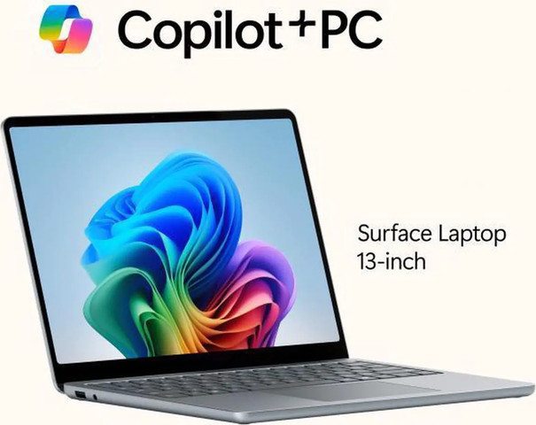 מחשב נייד Microsoft Surface Laptop Copilot+ PC + Surface Thunderbolt 4 Dock + Arc Mouse