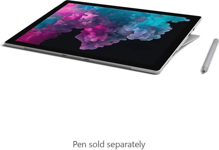 מחשב נייד Microsoft Surface Pro 6 (Platinum) 12.3” PixelSenseTM Display Intel i5-8250U, 8GB RAM 128GB SSD, 802.11 a/b/g/n/ac and  Bluetooth Wireless 4.1, Windows 10 Home + Type Cover