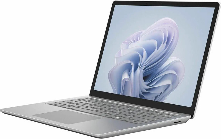 מחשב נייד Microsoft Surface Laptop 6 13.5" Touchscreen Notebook - Intel Core Ultra 5 - 8 GB - 256 GB SSD - Platinum - Intel Chip - 2256 x 1504 - Windows 11 - Intel - PixelSense - English Keyboard - Front C