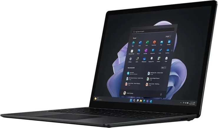 מחשב נייד Microsoft Surface Laptop 5 15" Touch 32GB 1TB SSD Core i7-1255U 4.7GHz WIN11H, Matte Black