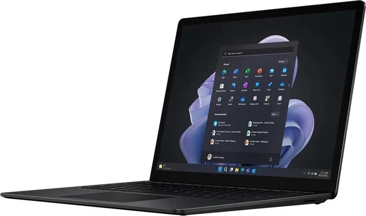 מחשב נייד Microsoft Surface Laptop 5 15" Touch 16GB 512GB SSD Core i7-1255U 1.7GHz WIN11H, Matte Black
