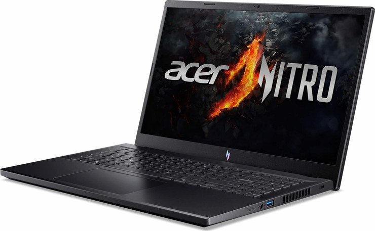 מחשב נייד Acer Nitro V15 GAMING AI Ryzen R7-7735HS 512SSD 32GB RTX4050 אייסר