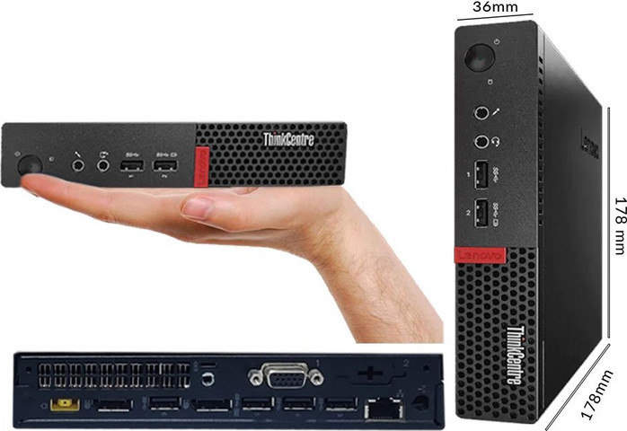 מחשב נייח מיני - ThinkCentre M720q Tiny i5 / 16GB / 256SSD / Win11 Pro - מציאון עודפים