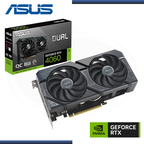 כרטיס מסך ASUS DUAL-RTX4060-O8G-EVO HDMI 3*DP 8G D6 אסוס
