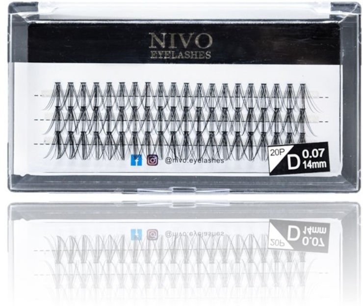 ריסים LONG 20D אורך 14 מ"מ