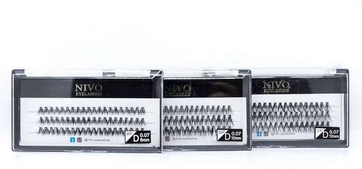 ריסים X-SHORT 20D אורך 9 מ"מ