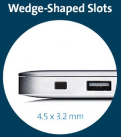 מנעול קומבינציה למחשב נייד בחיבור NOBEL WEDGE