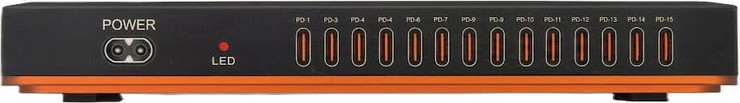 מטען שולחני  | תחנת טעינה 360W עם 15 יציאות USB-C PD – טעינה מהירה למשרדים, מעבדות ועמדות עבודה