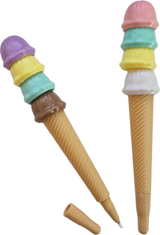 עט בעיצוב גלידה