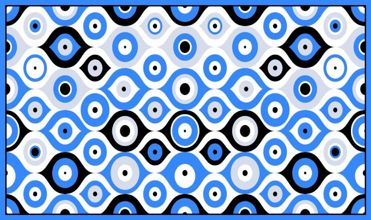 שטיח PVC דגם Eyes1 | מידה: 60/80 ס"מ