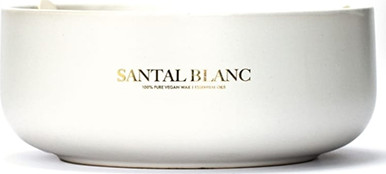 נר בישום יוקרתי ענק | קרמיקה | ניחוח Santal Blanc