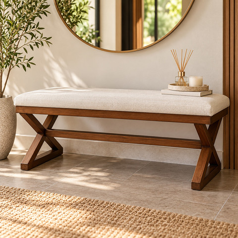 הדום עץ מלא פשתן | גוון כהה | Nordic X Walnut