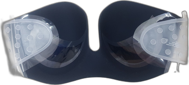 חזיית סיליקון נדבקת עם גב פתוח WINGS BRA ,שחור