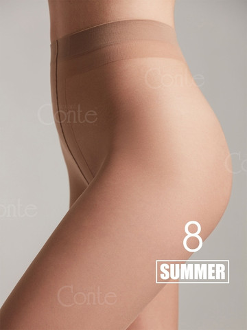 גרביון דק לקיץ אצבעות סגורות  8 דנייר SUMMER ,גוף
