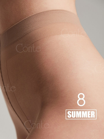 גרביון דק לקיץ אצבעות סגורות  8 דנייר SUMMER ,גוף