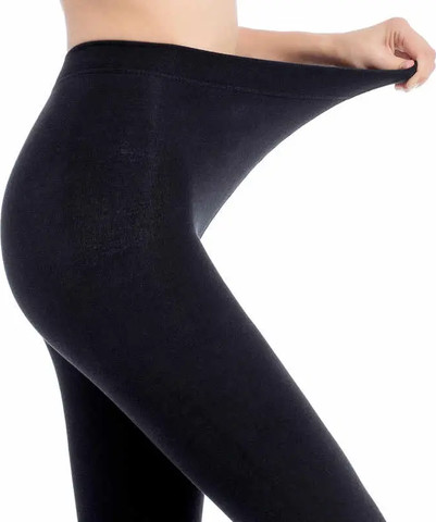 גרביון כותנה תרמי אטום 200 דיינר 800 Polar Cotton ,שחור