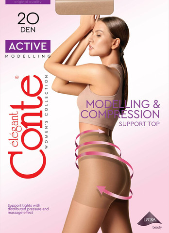 גרביון מחטב בטן 20 דנייר ACTIVE SOFT ,גוף