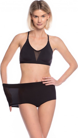 תחתון גבוה סופר גמיש FLEXY FIT ,שחור