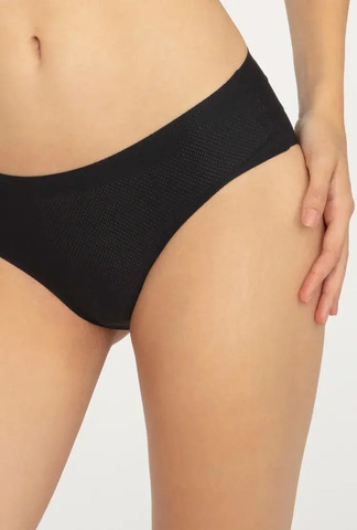 תחתון ביקיני נושם WINDY ULTRA COMFORT ,שחור