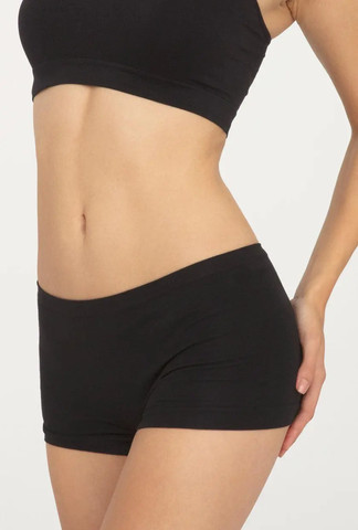 תחתון בוקסר ללא תפר SHORT VIKI ,שחור