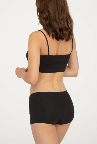 תחתון בוקסר ללא תפר SHORT VIKI ,שחור