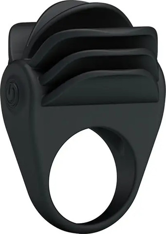 טבעת רטט זוגית | CHESTER COCK RING ,שחור