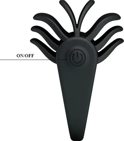 טבעת רטט זוגית | CHESTER COCK RING ,שחור