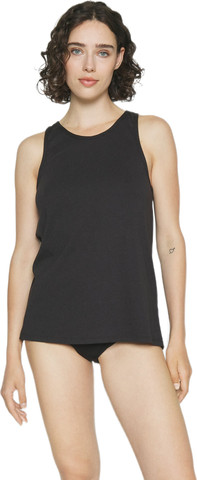 גופיית כותנה לנשים של סלוגי |  HAPPY COTTON TANK TOP ,שחור