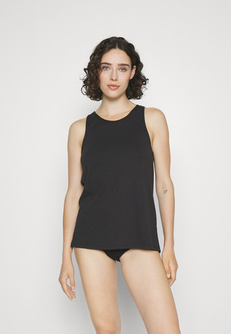 גופיית כותנה לנשים של סלוגי |  HAPPY COTTON TANK TOP ,שחור