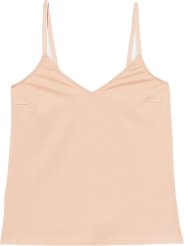 טופ | גופיית ספגטי כותנה | צווארון וי | סלוגי |  HAPPY COTTON  SPAGHETTI TOP ,גוף