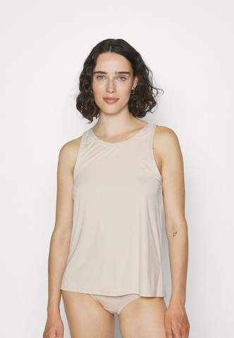 טופ | גופיית סאטן לנשים של סלוגי | גזרה רחבה |  HAPPY MICRO TANK TOP ,גוף