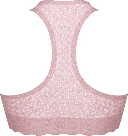 חזייה ברלט של סלוגי | חזייה עם ריפוד דק נשלף | ZERO FEEL LACE TOP ,CAPPUCCINO