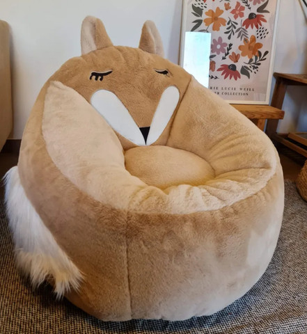 פוף כורסא לילדים  Foxito צבע אפור