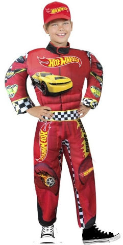 תחפושת לפורים HOT WHEELS בצבע אדום