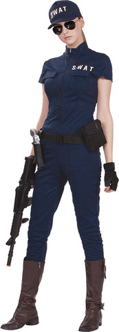 תחפושת לפורים שוטרת SWAT לנערות