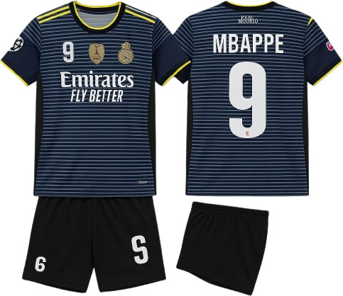 חליפת כדורגל לילדים אמבפה MBAPPE ריאל מדריד