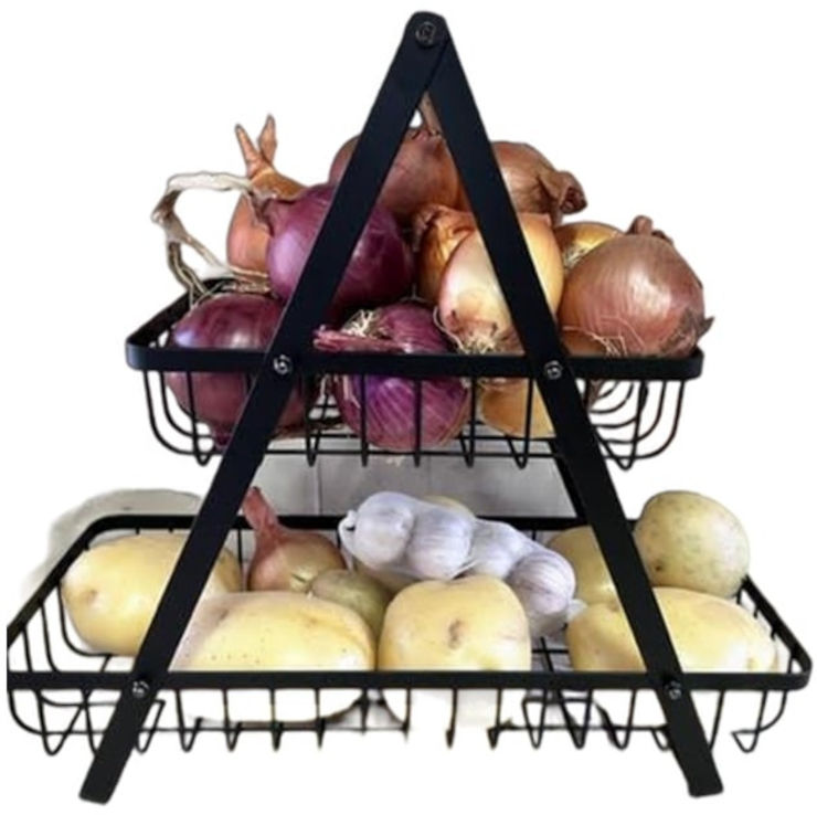 מתקן אחסון פירמידה דו-שלבי "VeggieTower"