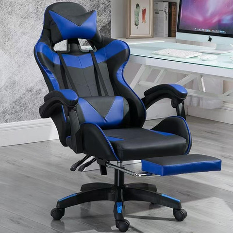 כיסא גיימרים אורטופדי עם הדום נשלף 