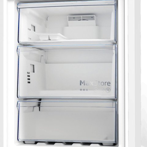 מקרר מקפיא תחתון נירוסטה מושחרת RCNE365XBR BEKO